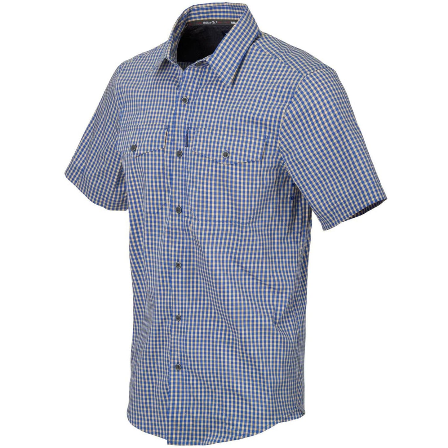 Koszula Helikon Covert Concealed Carry Short Sleeve - Royal Blue Checkered