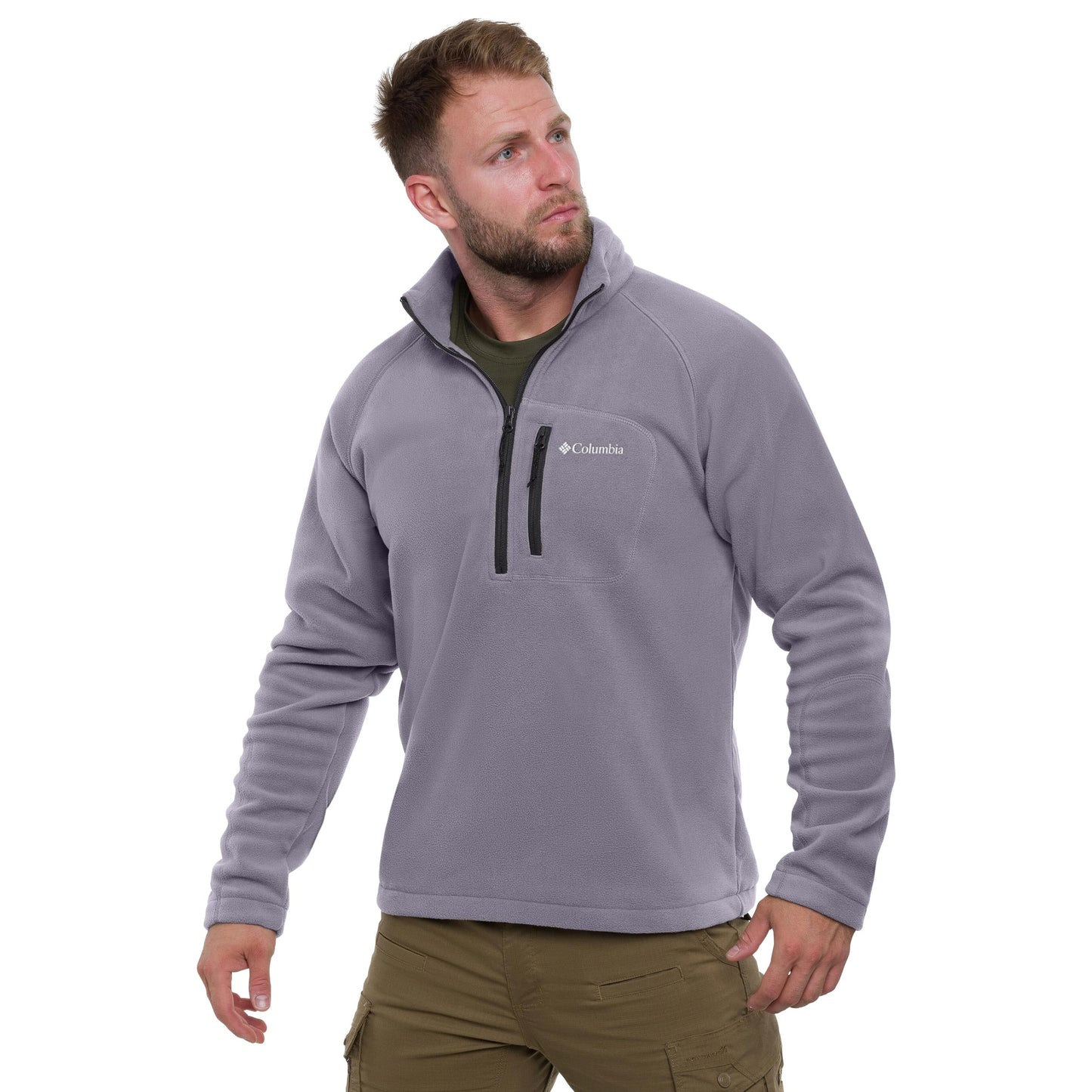 Polar Columbia Fast Trek III Half Zip New - City Grey/Shark