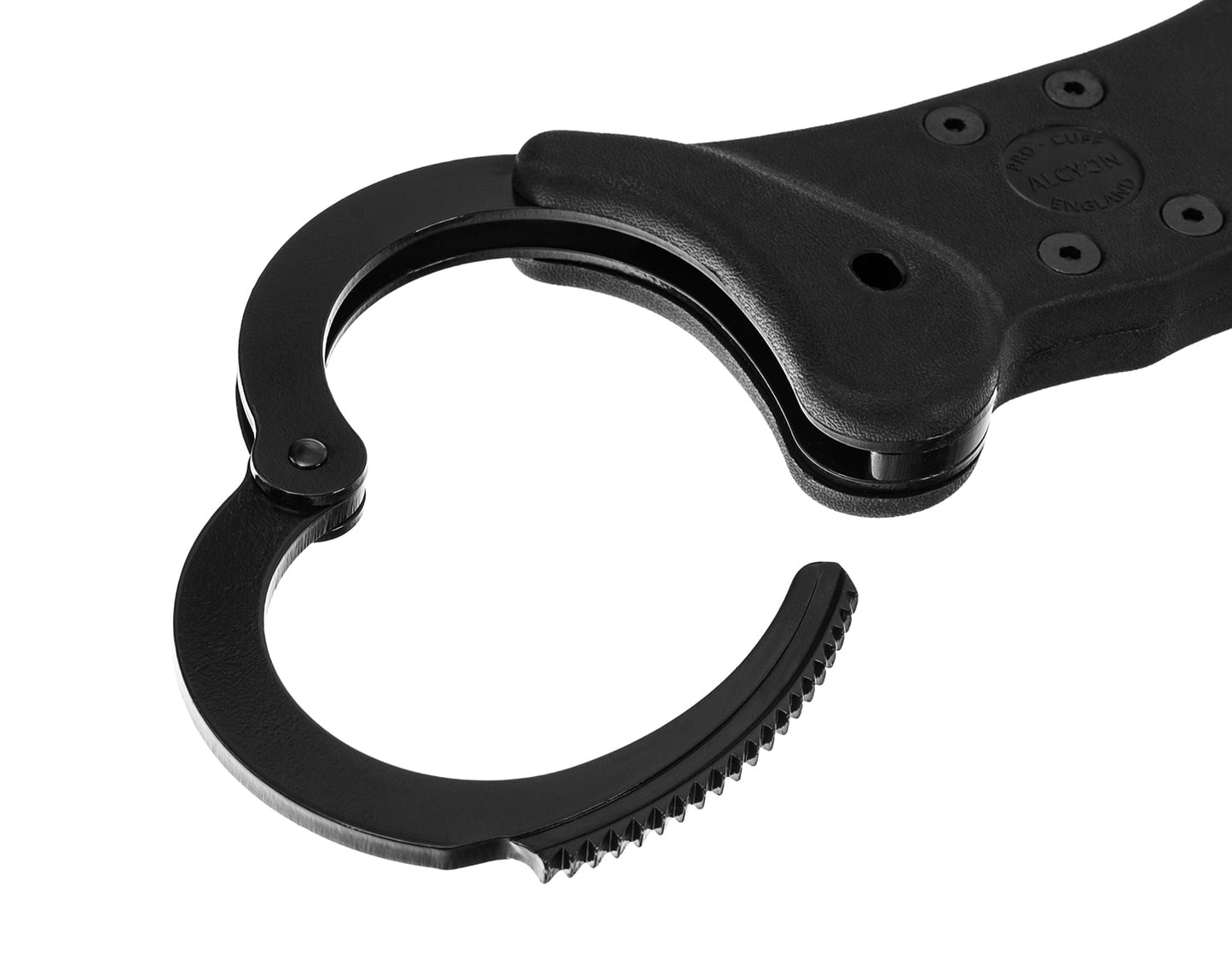 Kajdanki sztywne Alcyon Rigid steel czarne