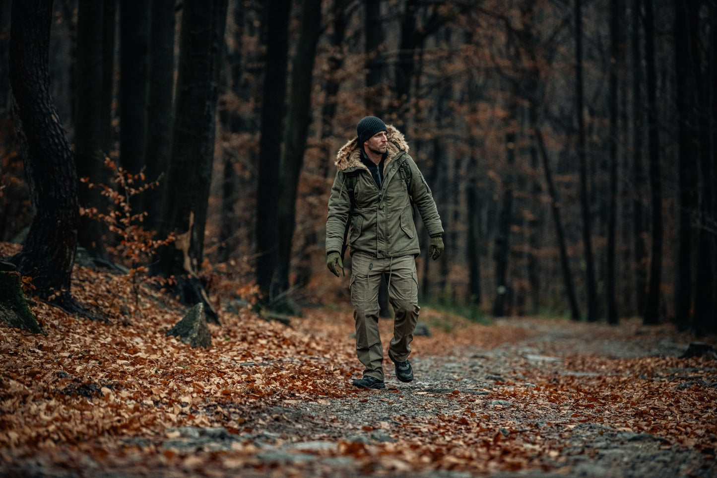 Kurtka Military Wear Fish Tail Parka - Olive