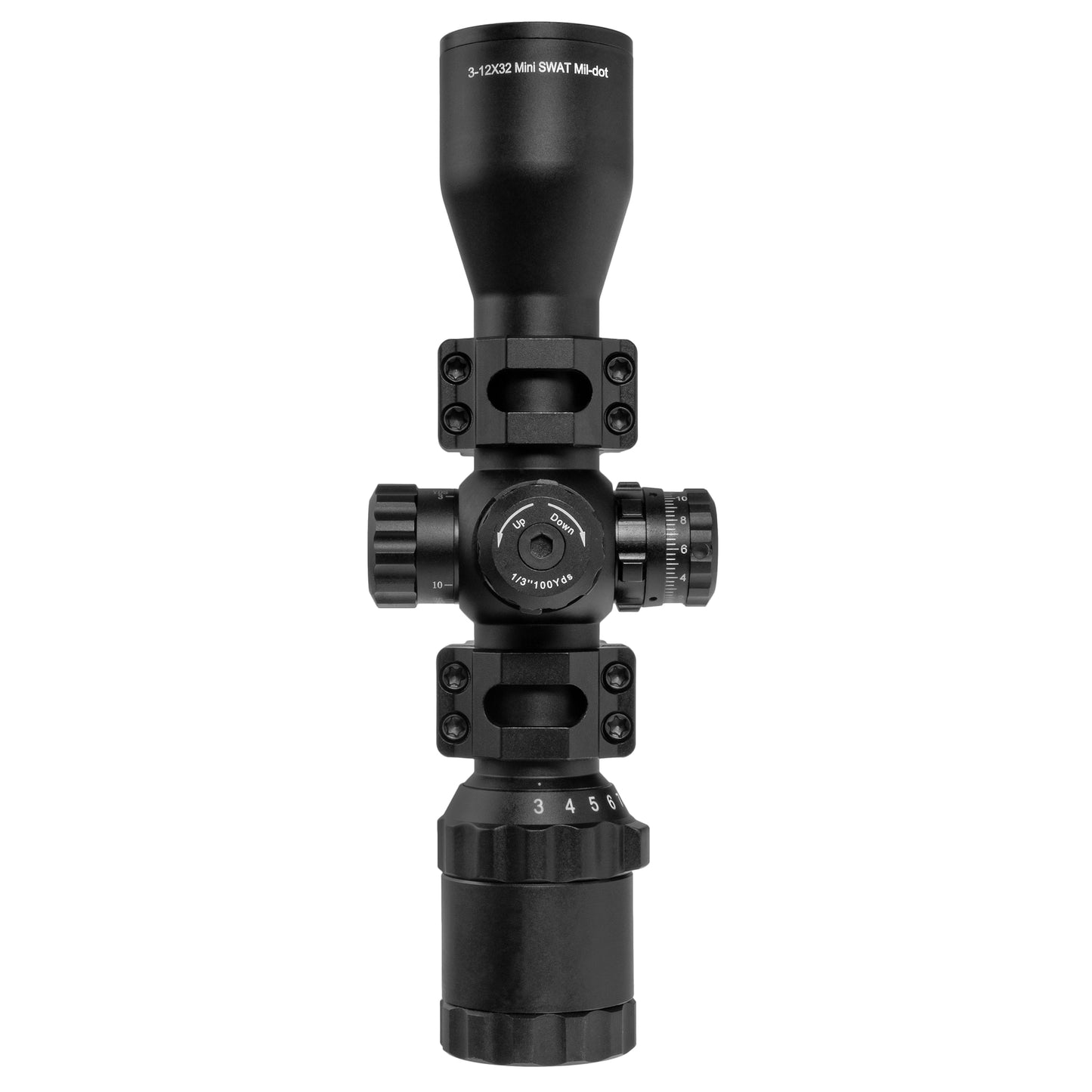 Luneta celownicza UTG 3-12X32 BugBuster Mil-Dot Dovetail