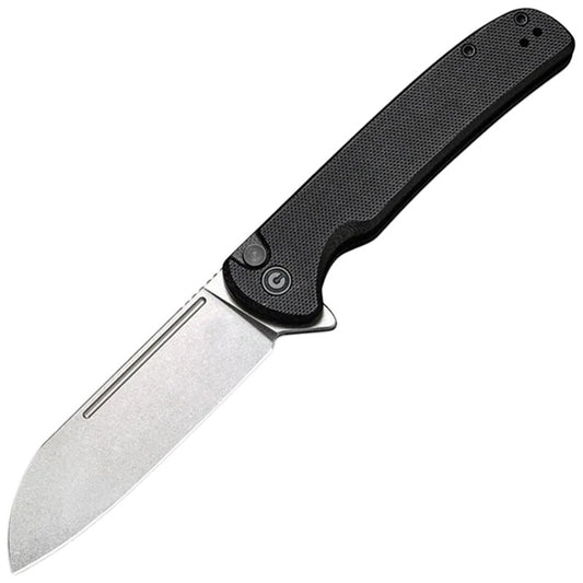 Nóż składany Civivi Chevalier Stonewashed G10 - Black