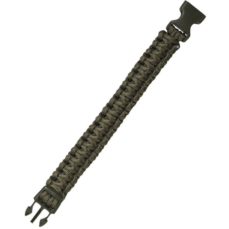 Bransoletka Paracord Mil-Tec klamra 22 mm - Olive