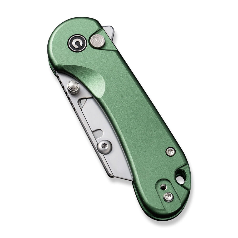 Nóż składany Civivi Elementum Utility Button Lock Aluminium - Green