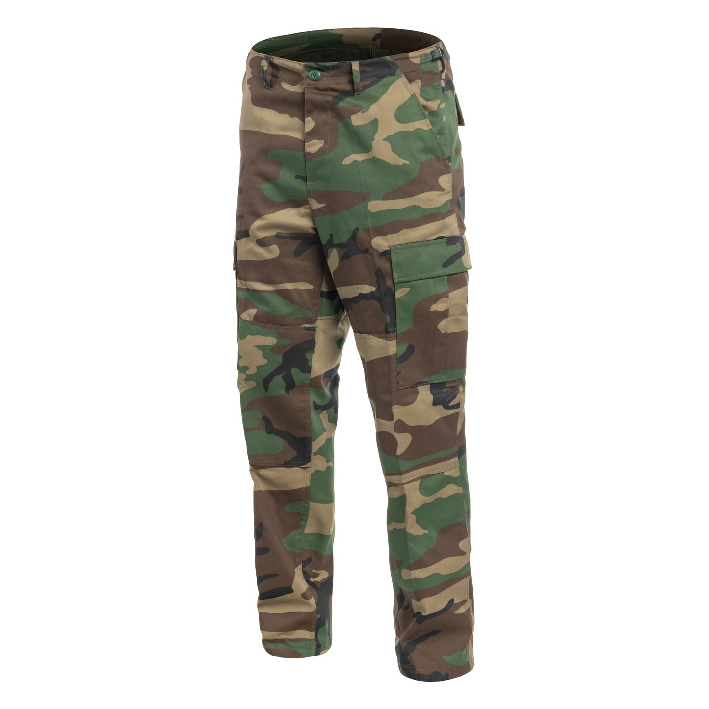 Spodnie wojskowe MFH wzmacniane US Combat BDU - Woodland