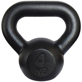 Kettlebell żeliwny Kawmet 4 kg
