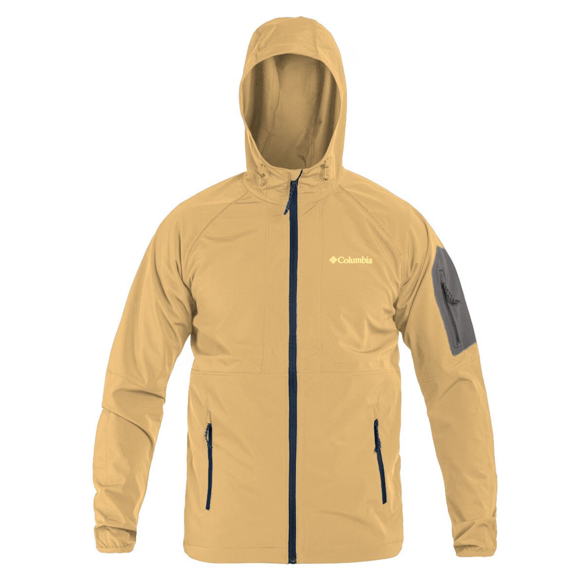 Kurtka Columbia Tall Heights Hooded Softshell - Light Camel