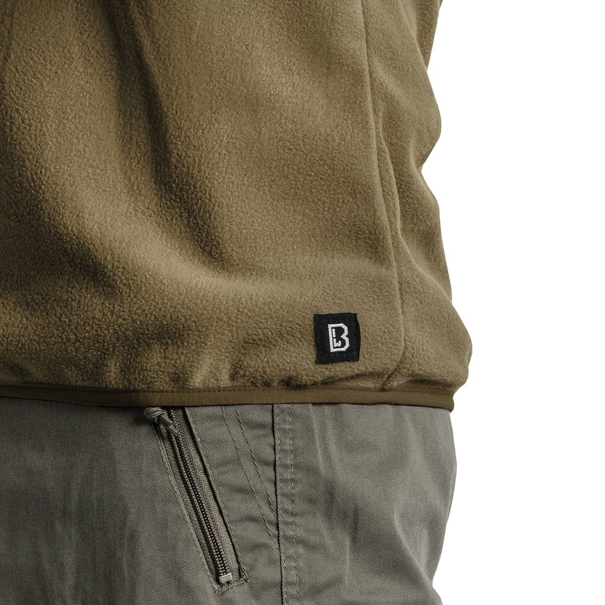 Polar Brandit Fleece Troyer Ripstop - Olive