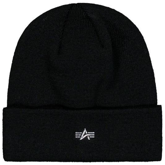 Czapka Alpha Industries Metal Logo Beanie - Black