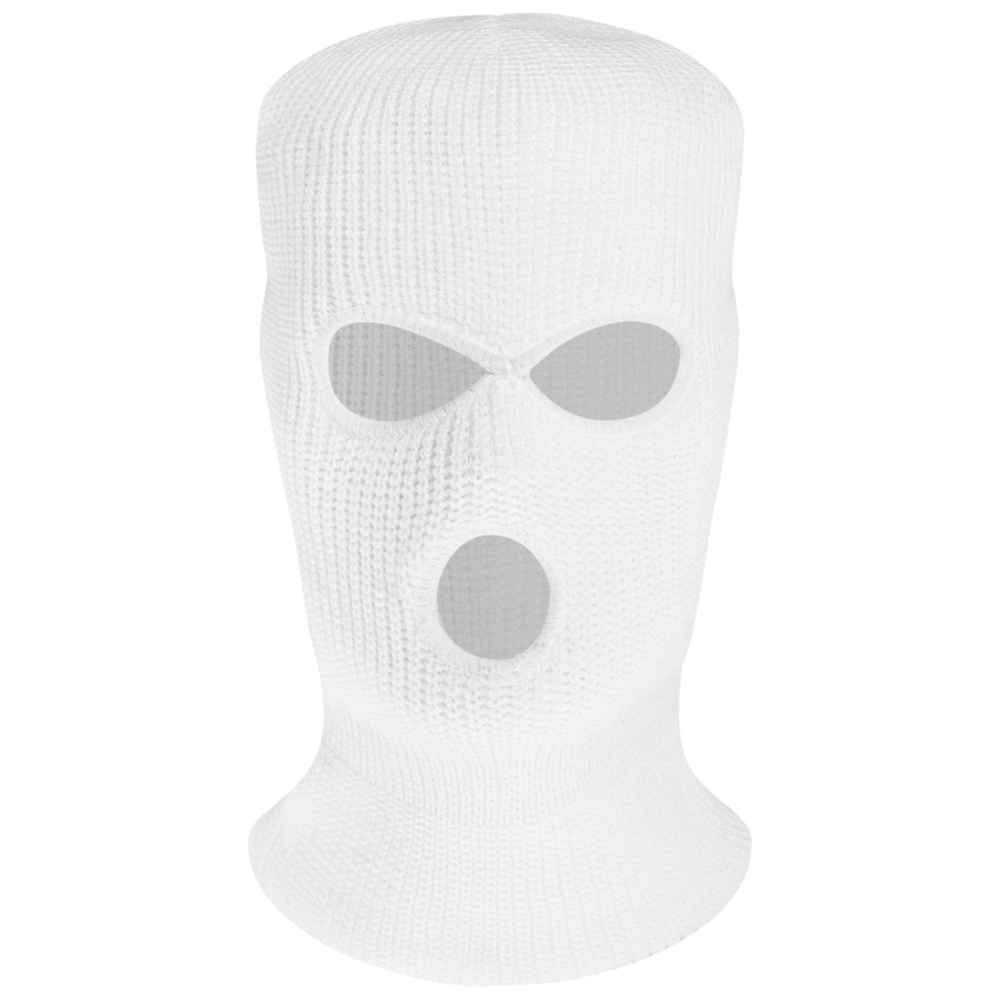 Kominiarka Mil-Tec zimowa z 3 otworami - White