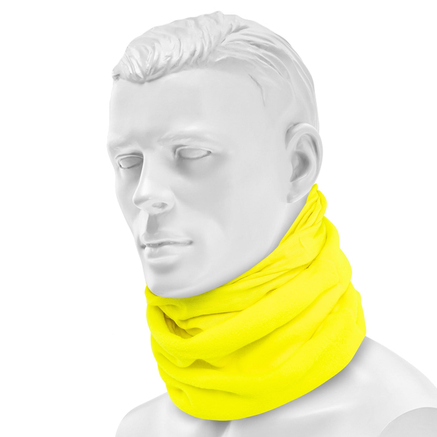 Chusta ochronna Buff Safety Polar Neckwear - Solid Yellow Fluor