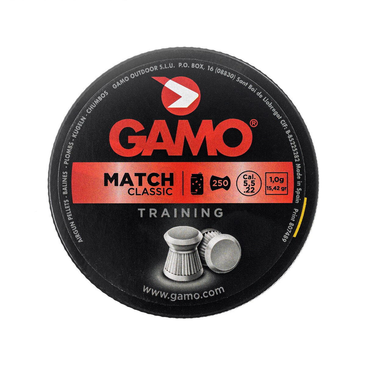 Śrut Gamo Match 5,5 mm 250szt