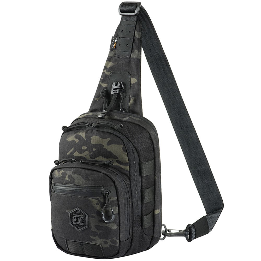 Torba na ramię M-Tac Cross Bag Slim Elite Hex - MultiCam Black/Black
