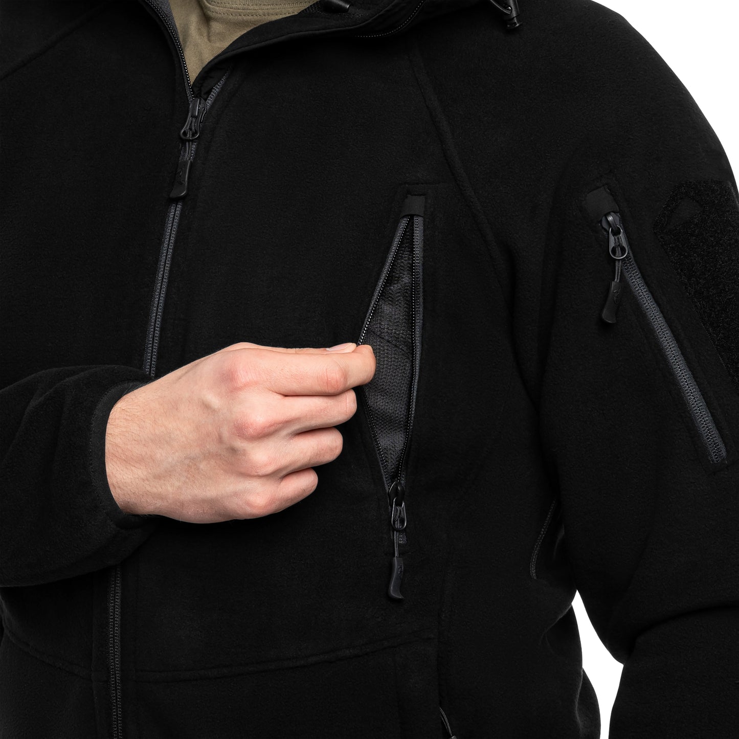 Polar Helikon Patriot Mk2 Hybrid Fleece - Black