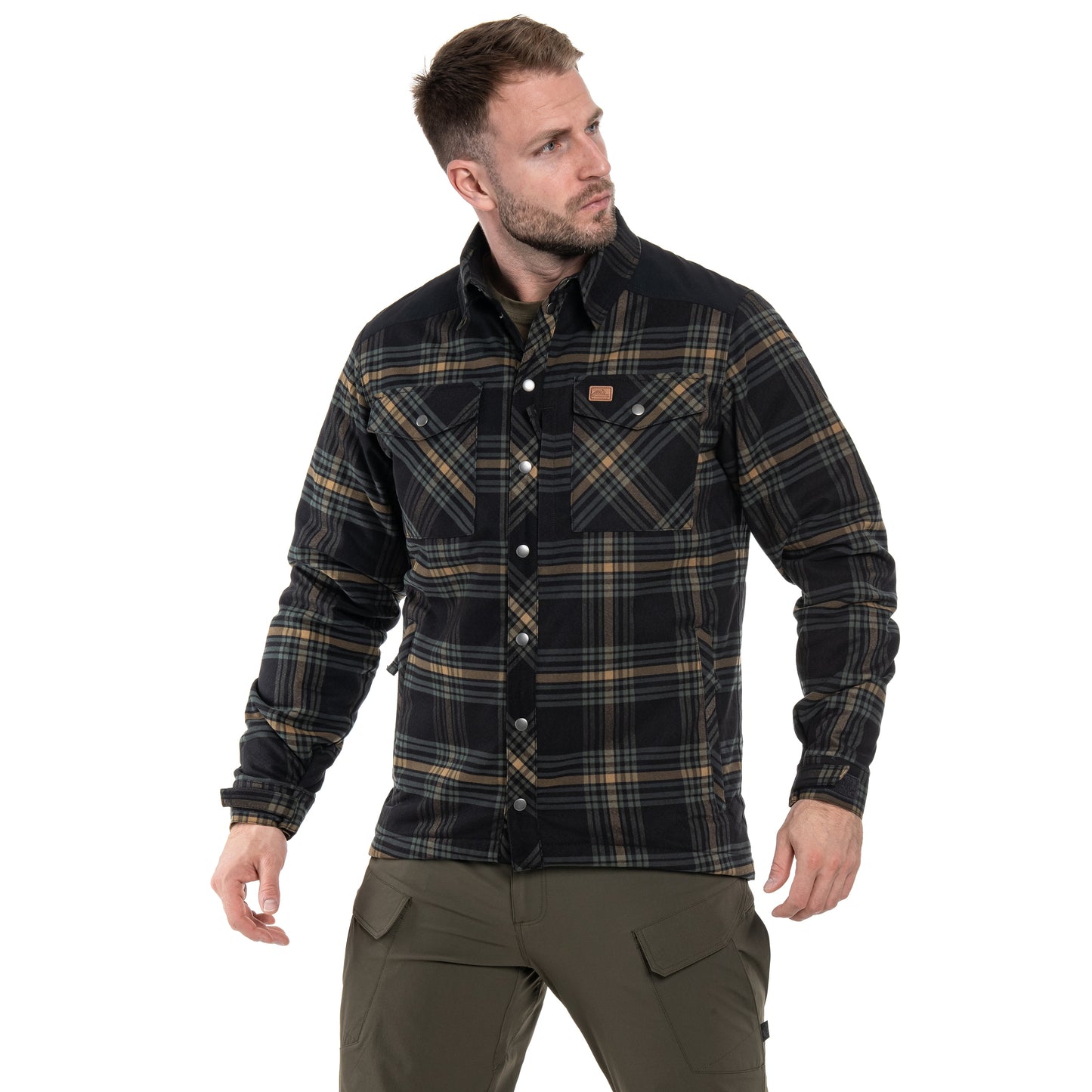 Koszula Helikon Winter Warden Long Sleeve - Slate Moorland Plaid