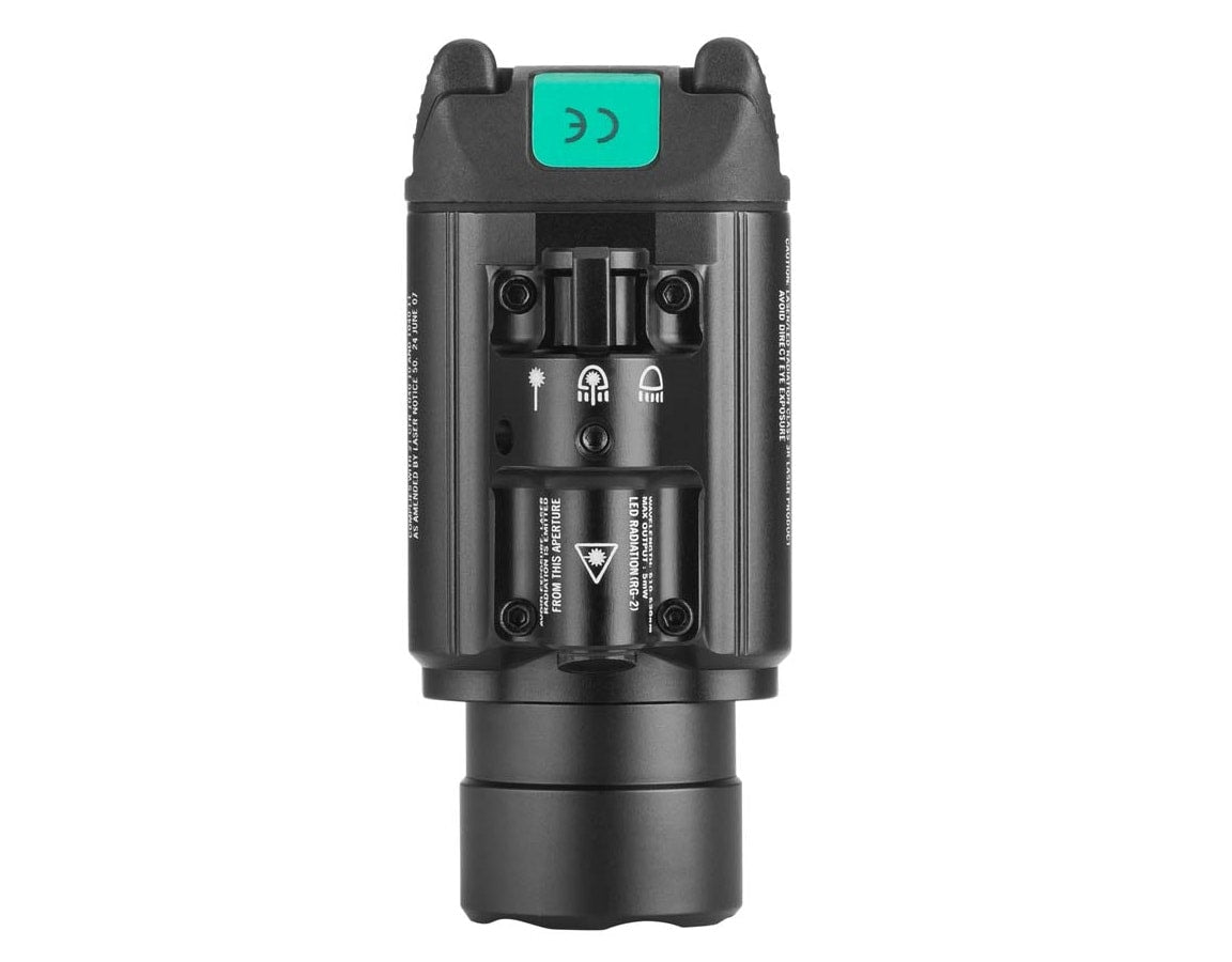 Latarka na broń z celownikiem laserowym Olight BALDR Pro - 1350 lumenów, Green Laser
