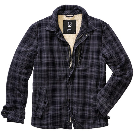 Kurtka Brandit Classic Sherpa Jacket Anthracite/Black Checkered