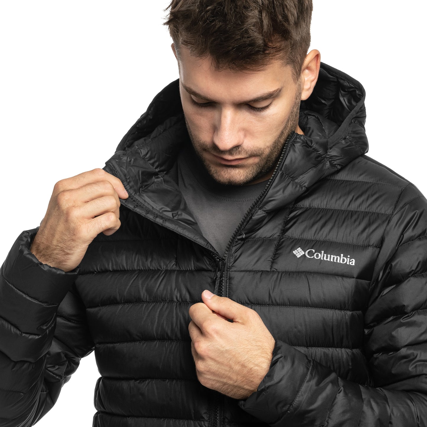 Kurtka Columbia Corelite Down Hooded - Black