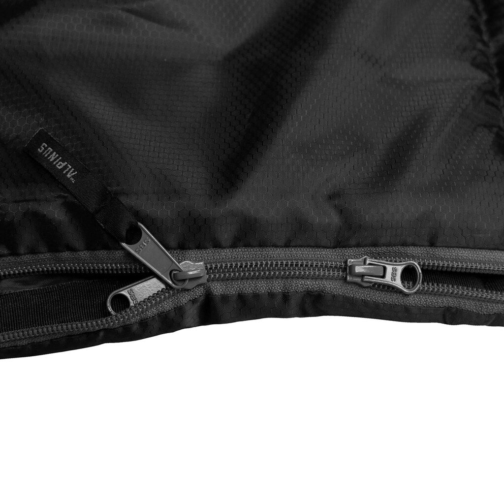 Śpiwór Alpinus Warm 1800 Czarny - prawy
