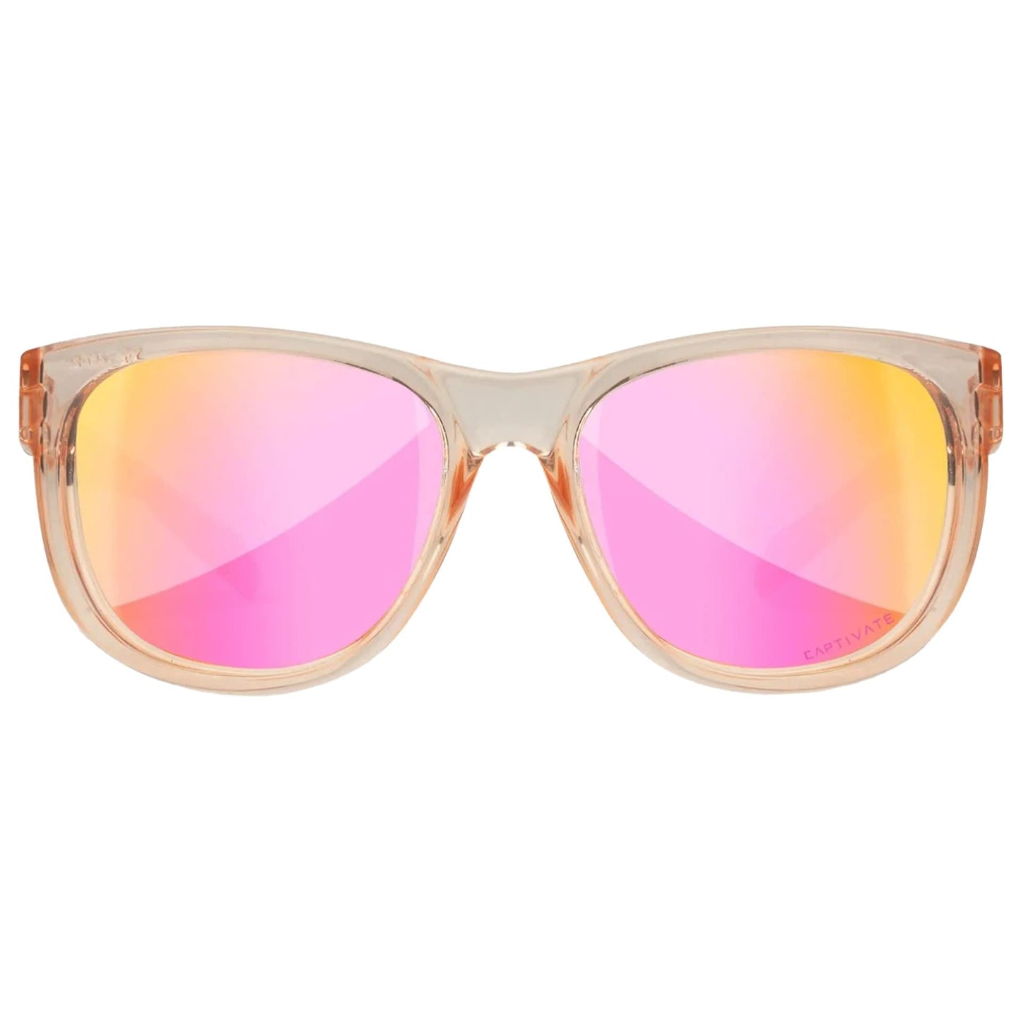 Okulary damskie Wiley X Weekender - Captivate Polarized Rose Gold Mirror/Crystal Blush