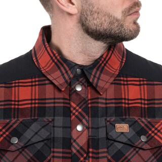Koszula Helikon Winter Warden Long Sleeve - Slate Crimson Plaid