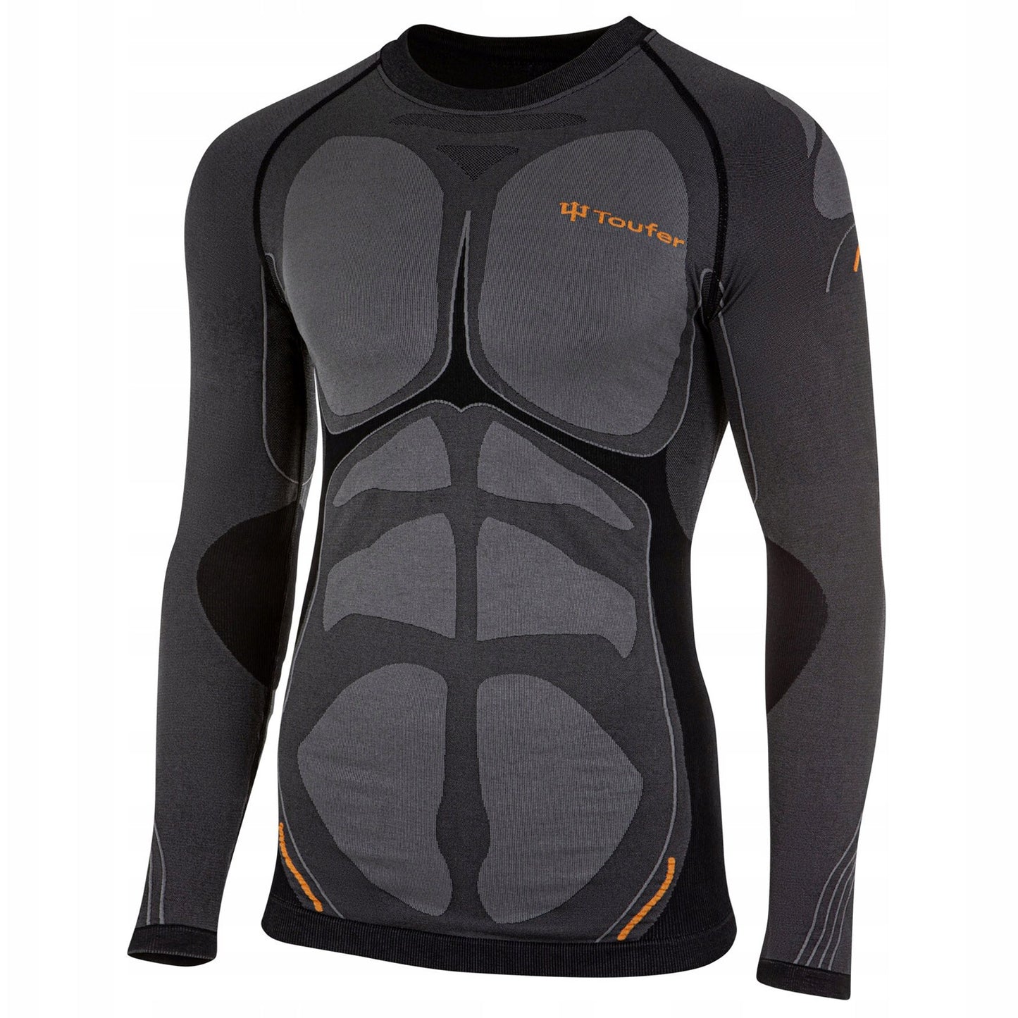 Koszulka termoaktywna Toufer TempControl - Grey/Black