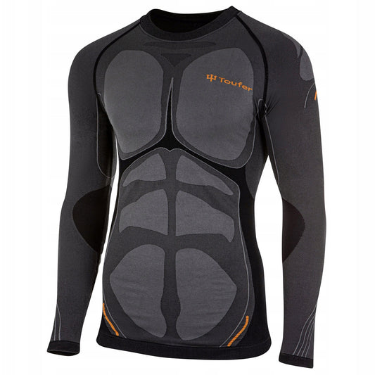 Koszulka termoaktywna Toufer TempControl - Grey/Black
