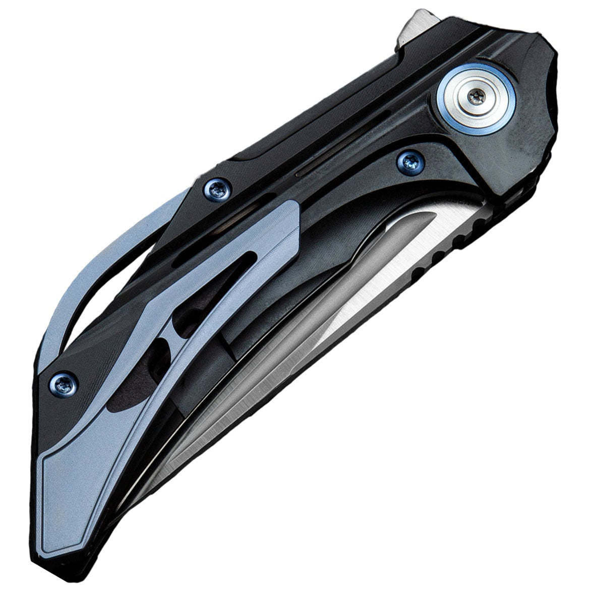 Nóż składany Bestech Knives Vigil - Satin Blade/Black Titanium