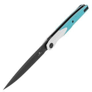 Nóż składany Bestechman Lanza G10 - Light Blue/White