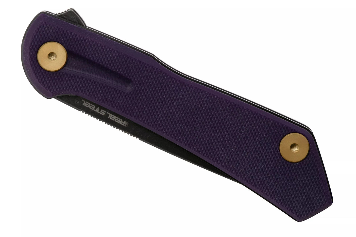 Nóż składany Real Steel Valore Black Blade 7091PB - Purple