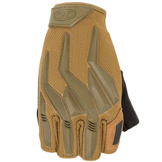Rękawice taktyczne Highlander Forces Raptor Gloves Half Finger - Coyote