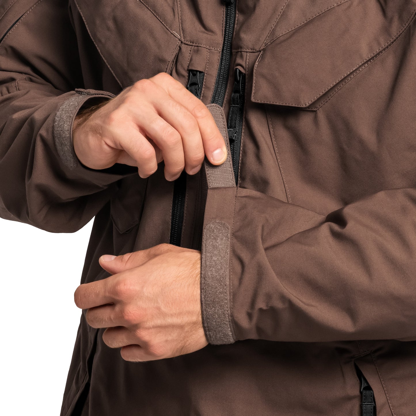 Kurtka Helikon Pilgrim Anorak - Earth Brown/Black