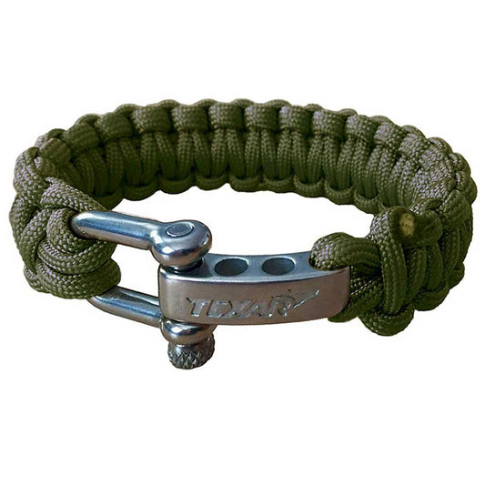 Bransoletka Paracord Texar szekla - Olive
