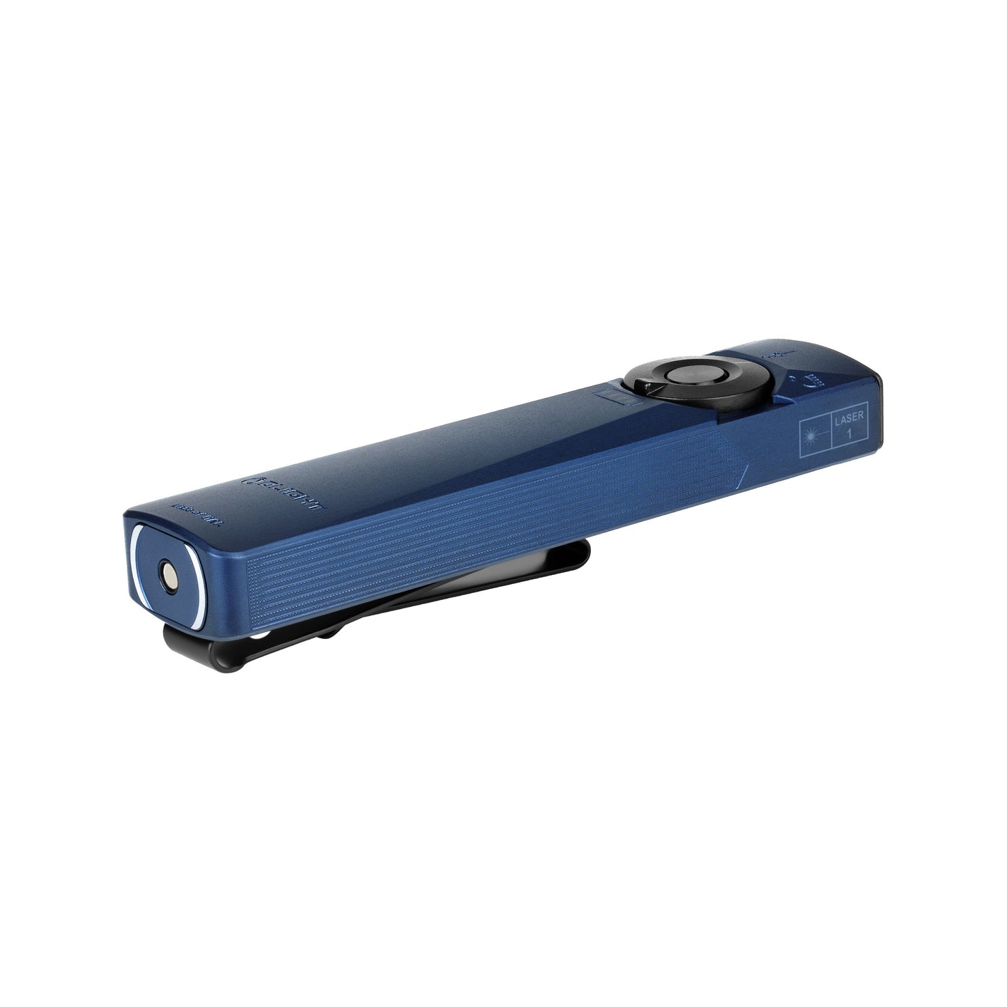 Latarka ze wskaźnikiem laserowym Olight Arkfeld Ultra UV Cool White Navy Blue - 1400 lumenów
