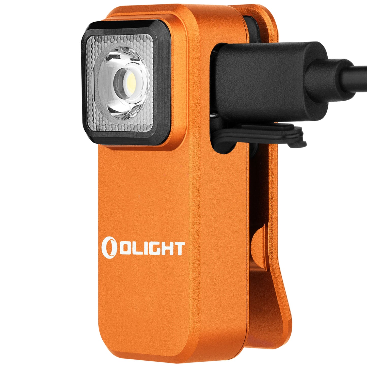 Latarka akumulatorowa Olight Oclip Orange - 300 lumenów