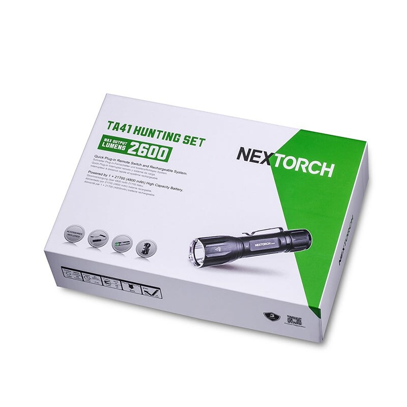 Latarka Nextorch TA41 zestaw - 2600 lumenów