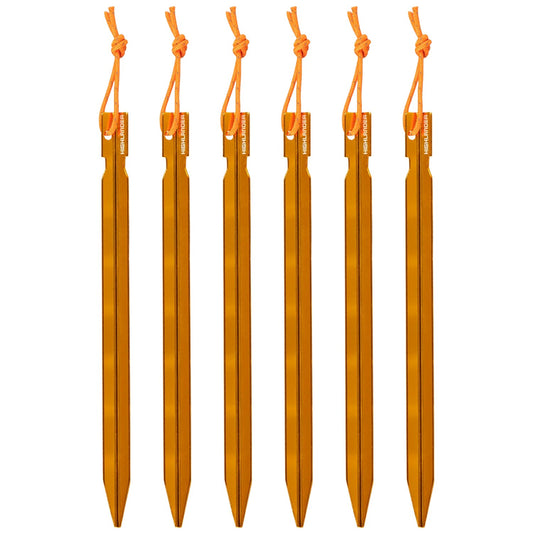 Śledzie aluminiowe Highlander Outdoor 18 cm - Orange