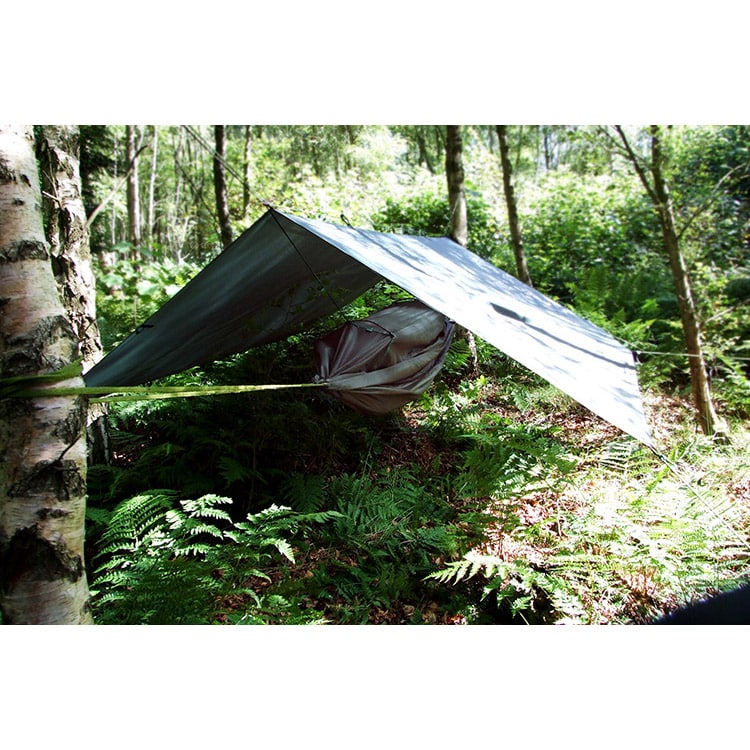 Płachta biwakowa DD Hammocks Tarp 3x3 Limited Edition - forest green