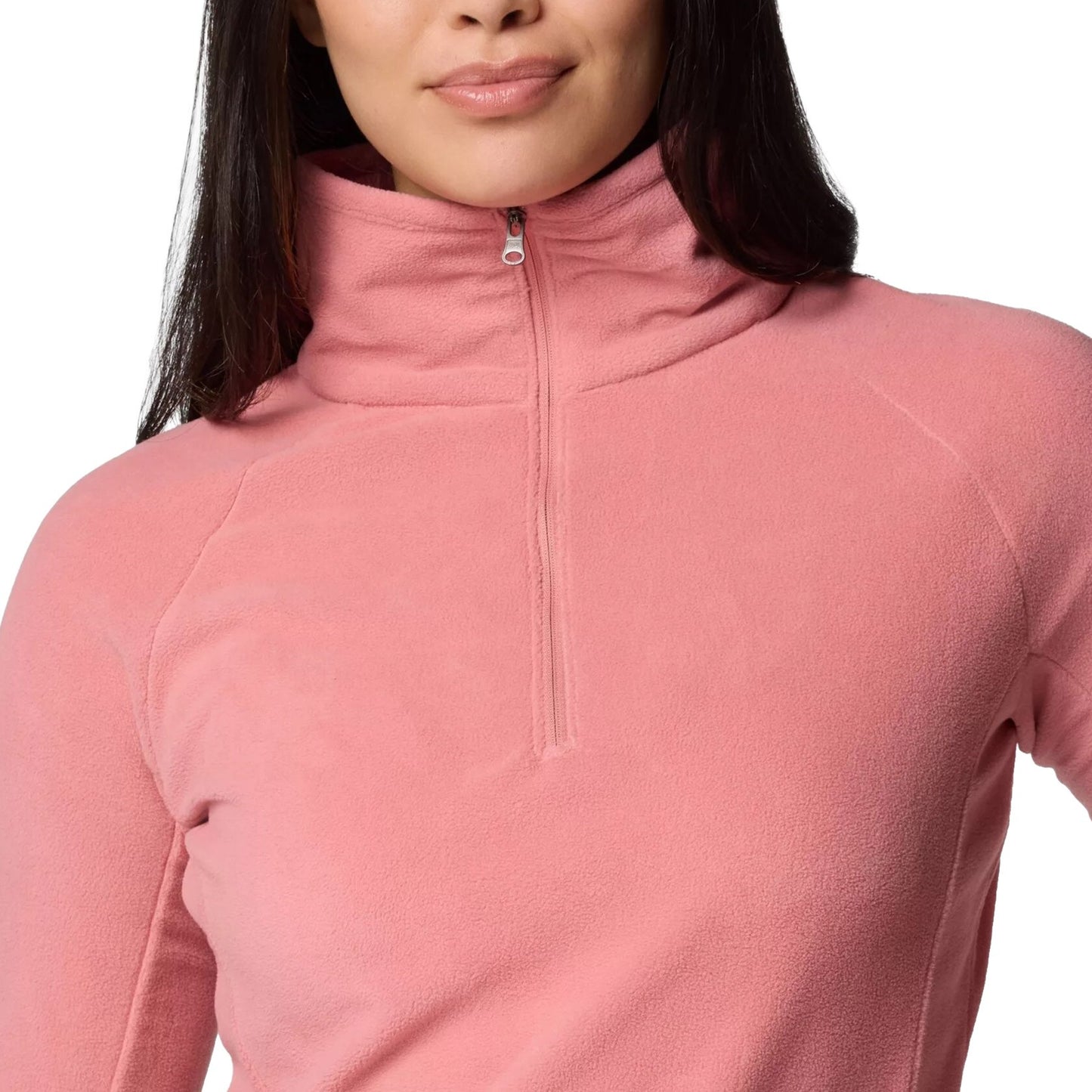 Polar damski Columbia Glacial IV Half Zip - Pink Agave