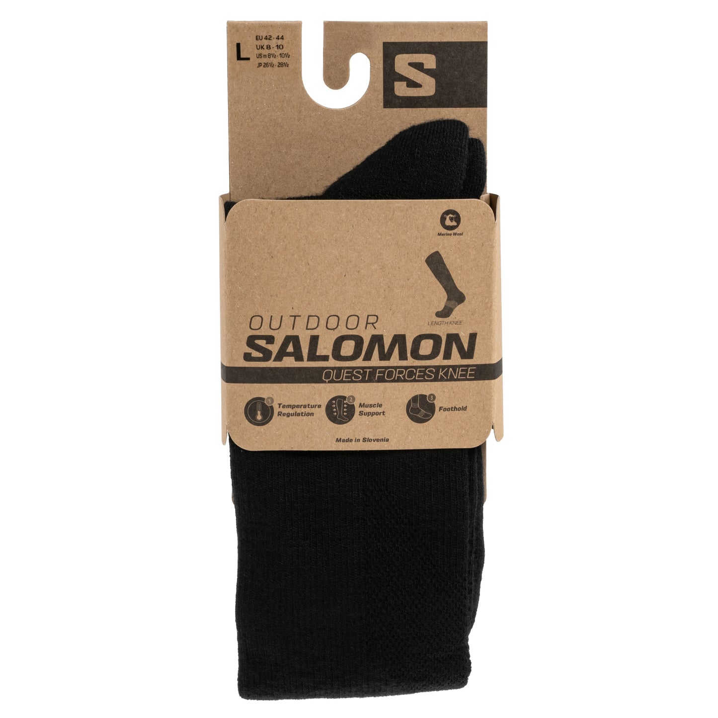 Skarpety Salomon Quest Forces Knee - Black