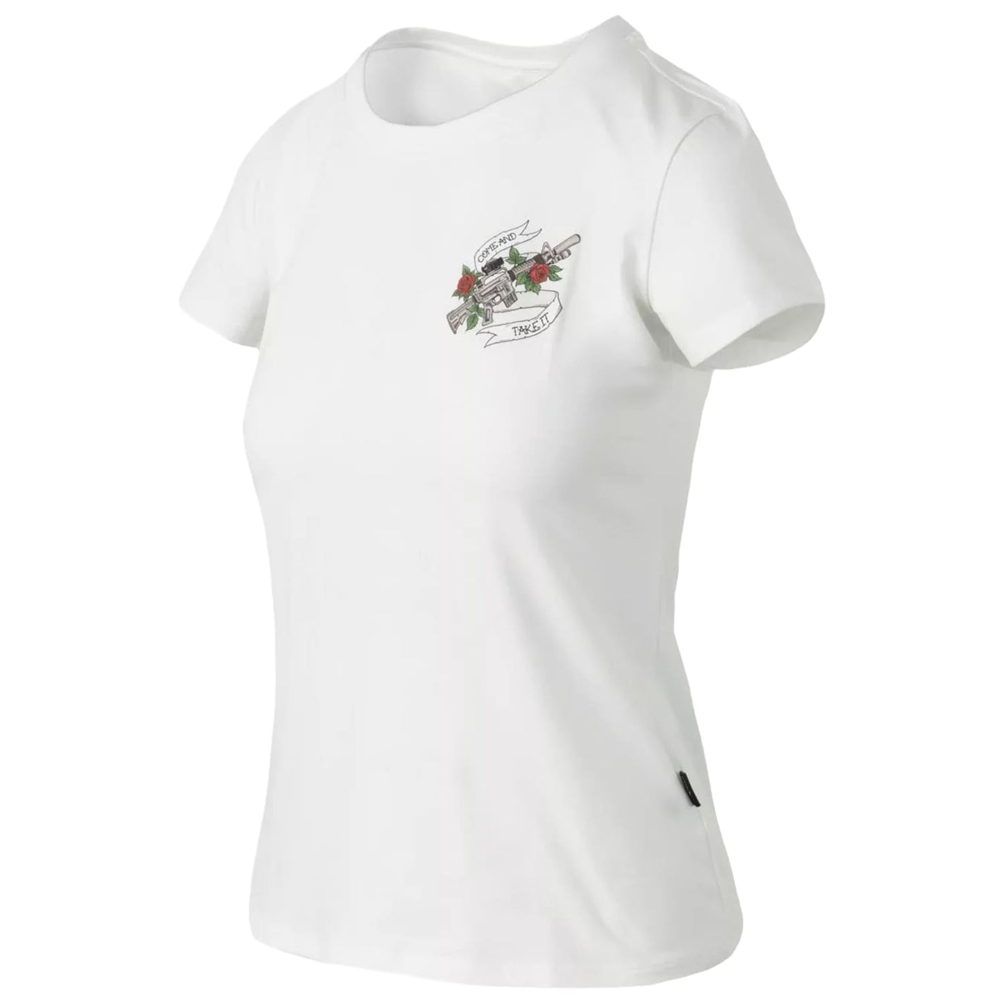 Koszulka T-Shirt damska Helikon Come And Take It Slim - White