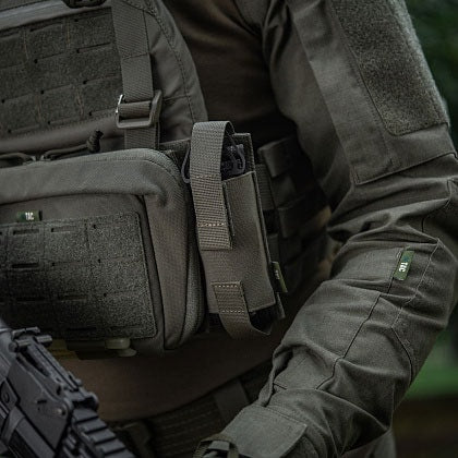 Ładownica z rzepem M-Tac na stazę taktyczną - Ranger Green