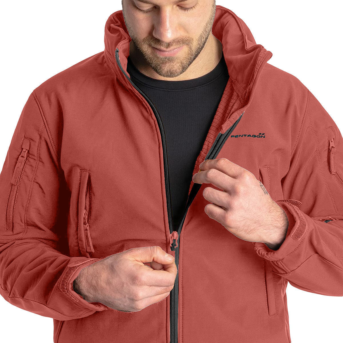 Kurtka Pentagon Artaxes Escape - Maroon Red