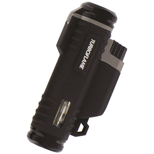 Zapalniczka sztormowa Highlander Outdoor Turbo Twin Flame - Black