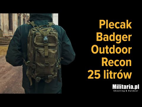 Plecak Badger Outdoor Recon 25 l - wz.93 Pantera PL Woodland