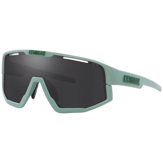 Okulary przeciwsłoneczne Bliz Fusion Small - Matte Green/Smoke Mirror Silver