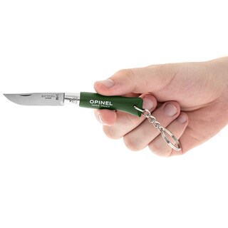 Nóż składany Opinel No.4 Colorama Inox Brelok - Khaki