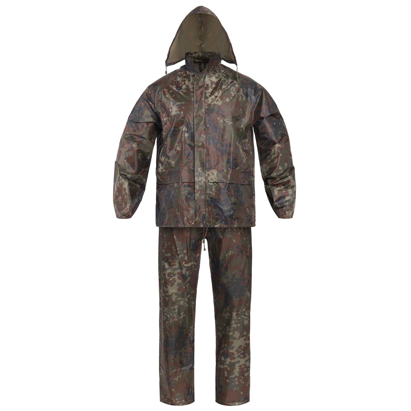 Komplet przeciwdeszczowy Mil-Tec kurtka + spodnie - Flecktarn