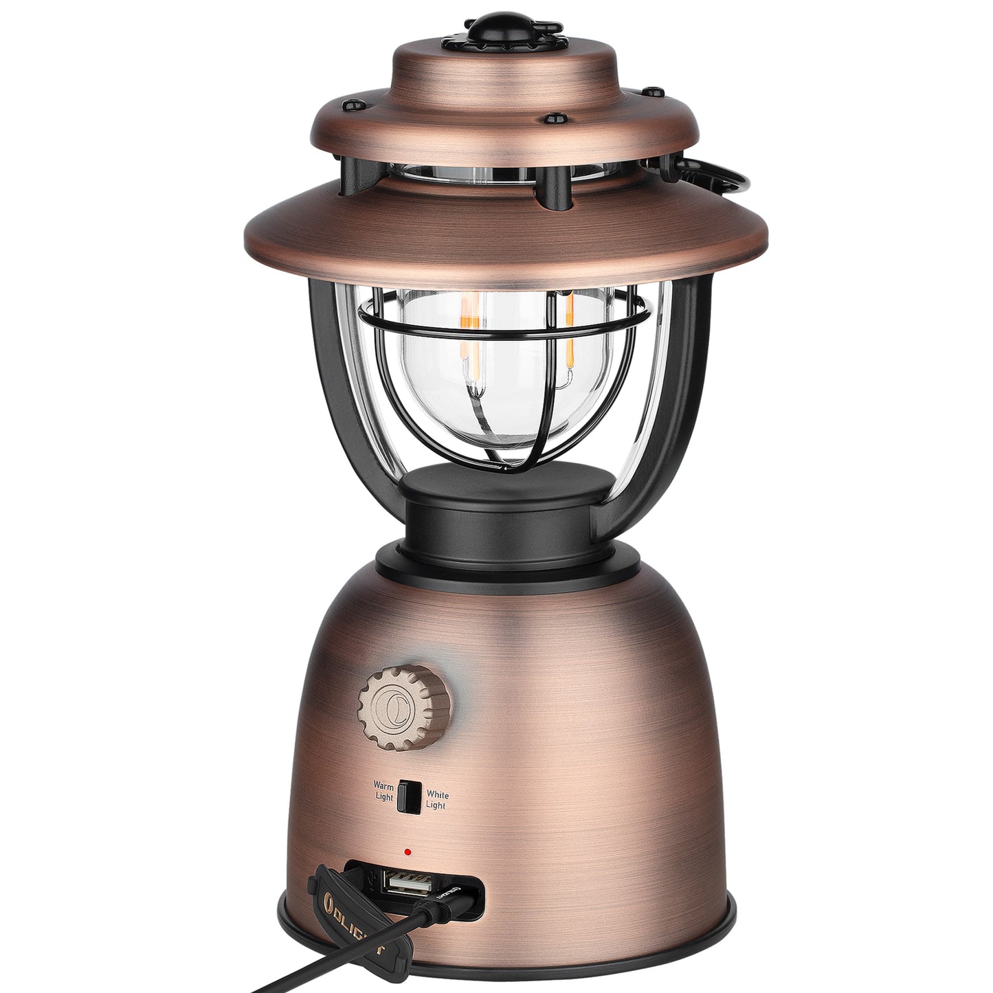 Lampa kempingowa Olight Olantern Stretch Vintage Copper - 500 lumenów
