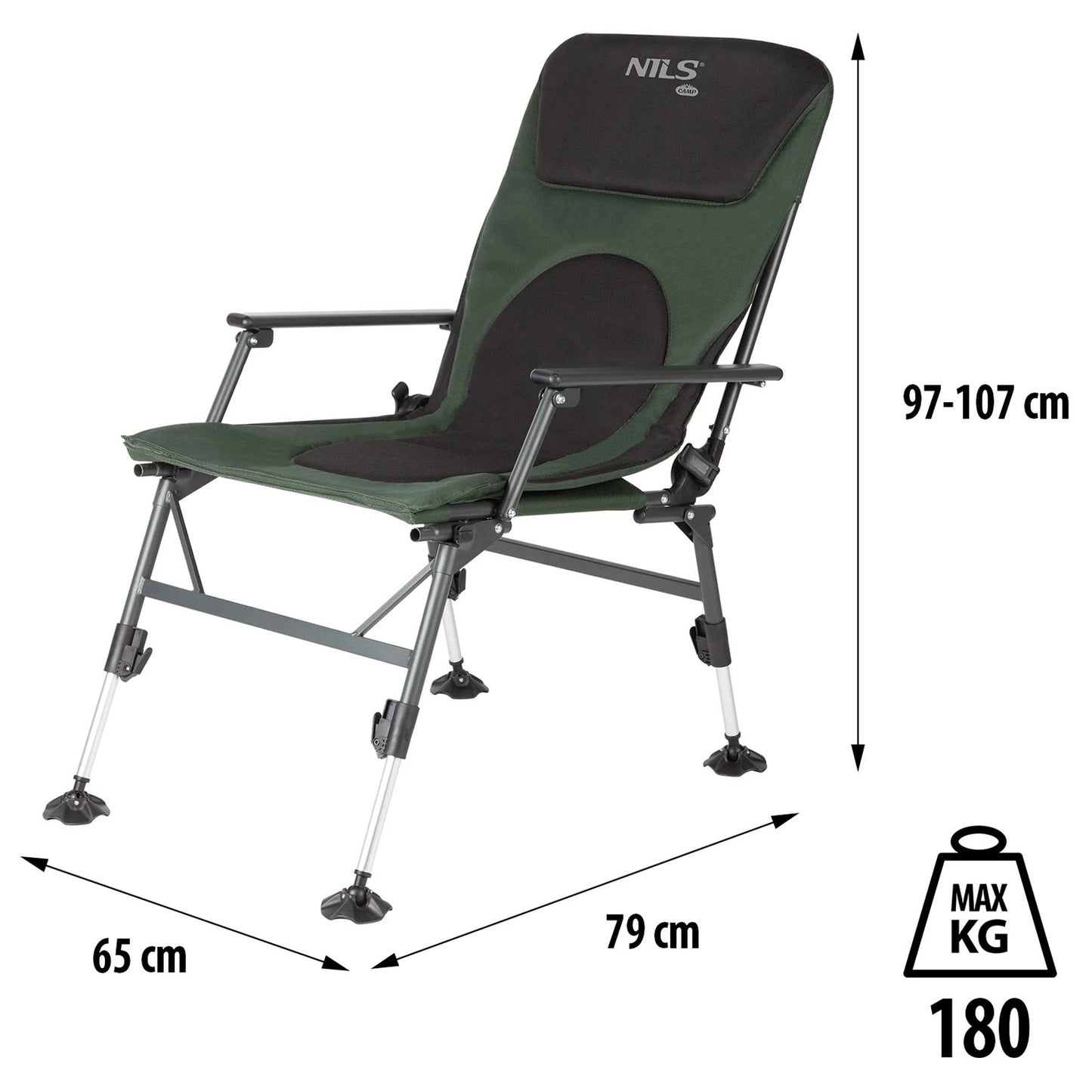 Krzesło turystyczne Nils Camp NC1801